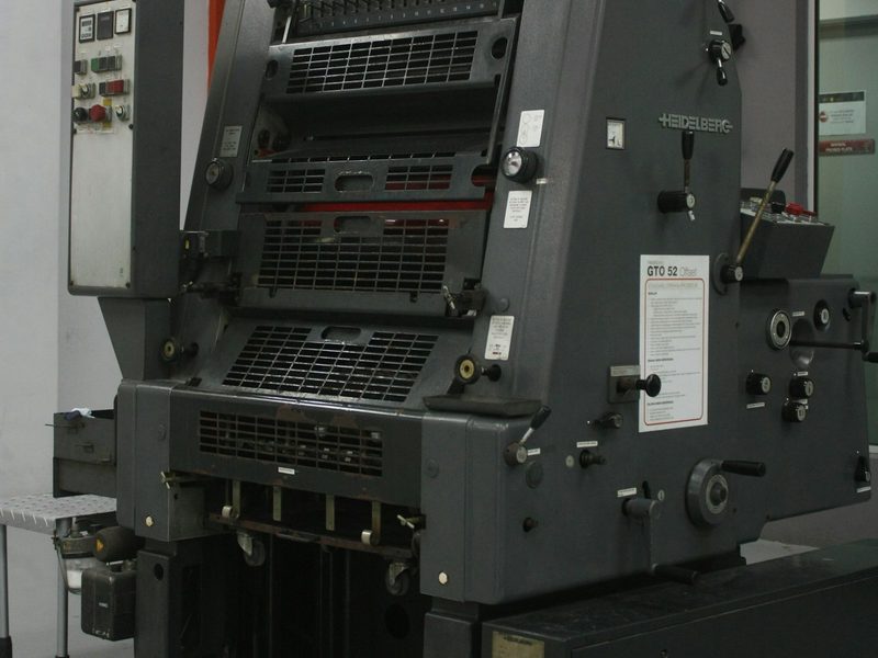 Industrial printing machine