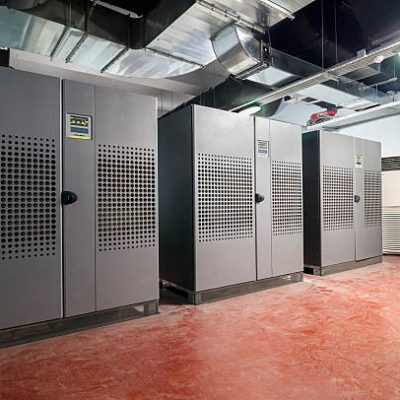 UPS power panels in the room UPS power panels in the room